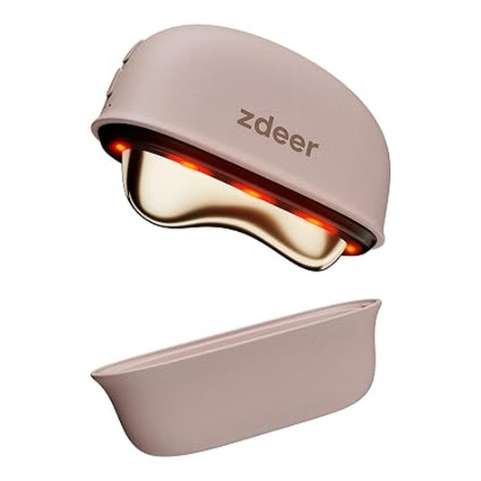 ZDEER GS5 Electric Heated Gua Sha Tool with Red Light Therapy & Vibration