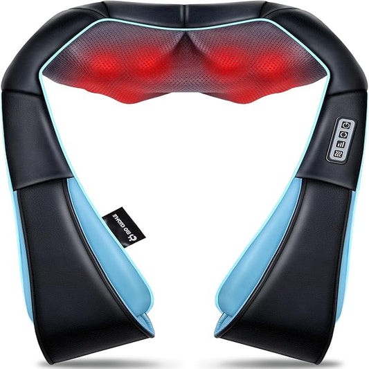 Mo Cuishle Shiatsu Neck, Shoulder, and Back Massager with Heat | Deep Tissue Electric Massager