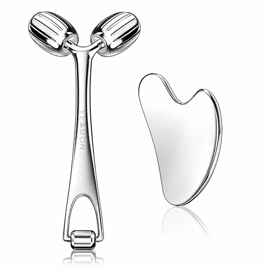 Yeamon Gua Sha Facial Tools and Face Roller Set