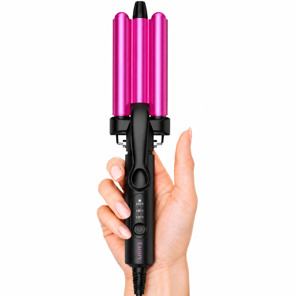 Farery Mini 3 Barrel Hair Waver - Portable Beach Wave Curling Iron