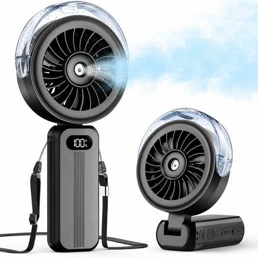 Otlonpe Handheld Misting Fan Portable