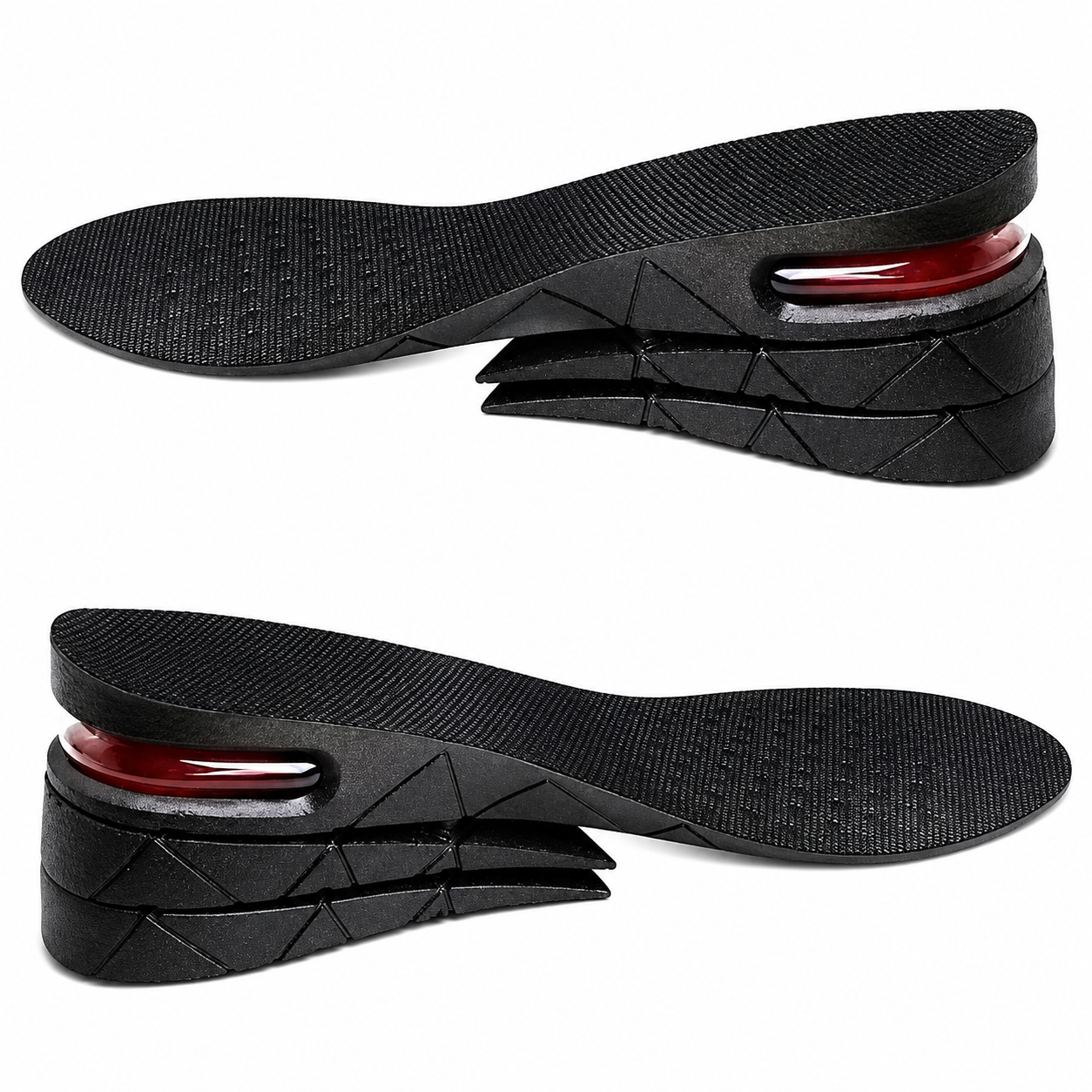 Height Increase Insoles 2/3/4-Layer Air up Shoe Lifts Elevator Shoes Insole