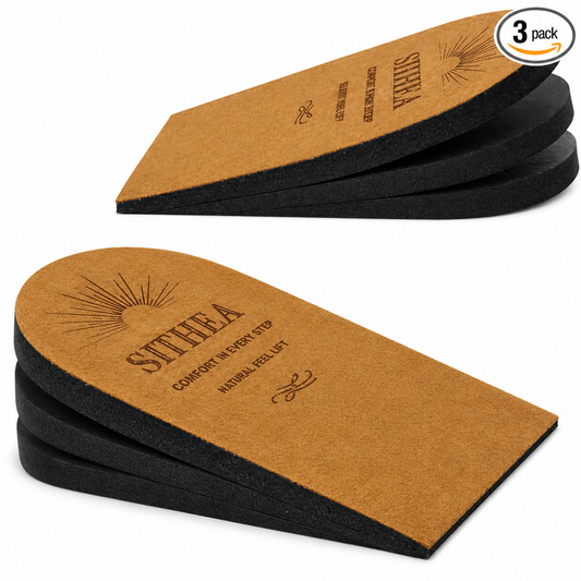 SIIHEA Adjustable Heel Lifts for Shoes, 1/4'' Height Increase Insoles