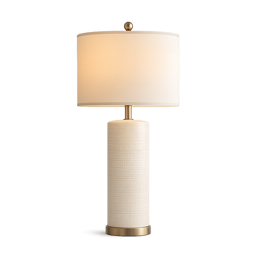 PoKat 23" Modern Ceramic Table Lamp