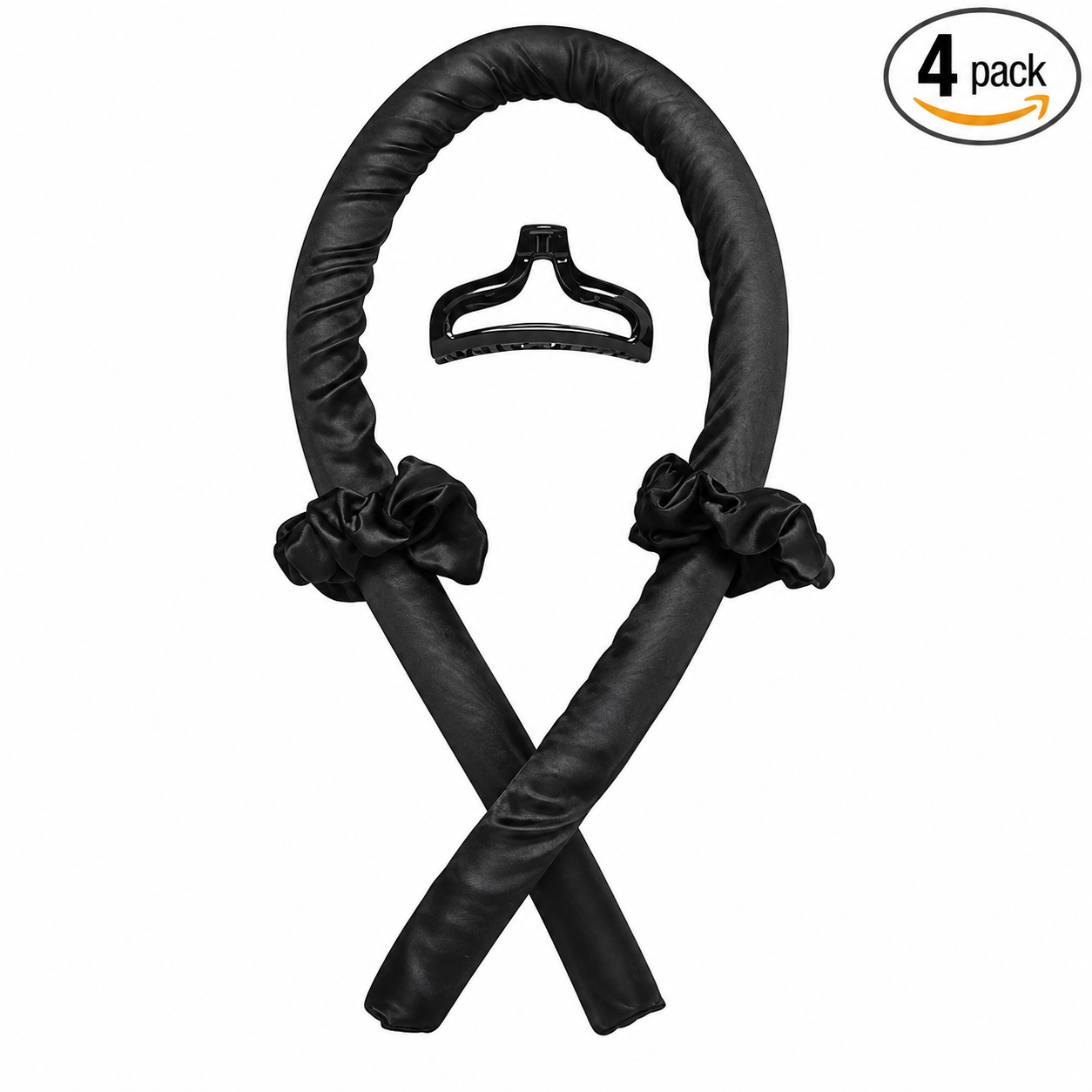 Heatless Curling Rod Headband No Heat Silk Ribbon Curling Rod Hair Roller Curls