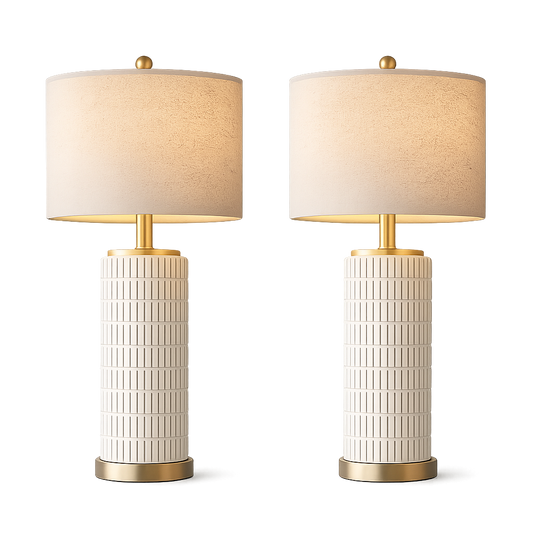 PoKat 23" Modern Ceramic Table Lamp