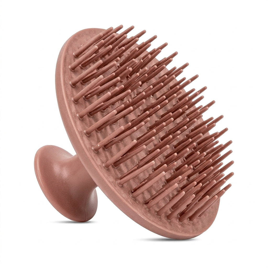 Kitsch Scalp Massager & Shampoo Brush – Terracotta Scalp Scrubber for Exfoliation & Build-Up Removal