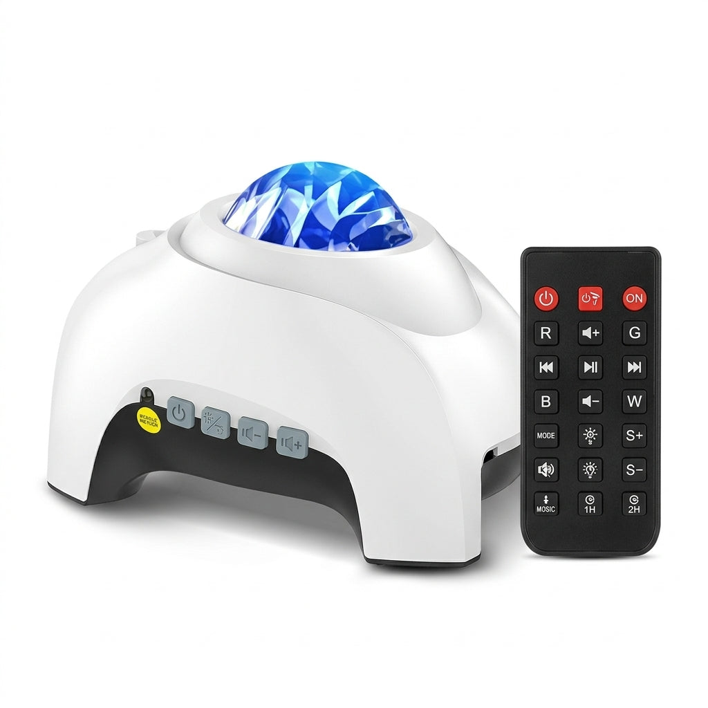 Northern Galaxy Light Aurora Projector with 33 Lighting Effects — 3-in-1 LED Star Projector, White Noise Machine & Bluetooth Speaker