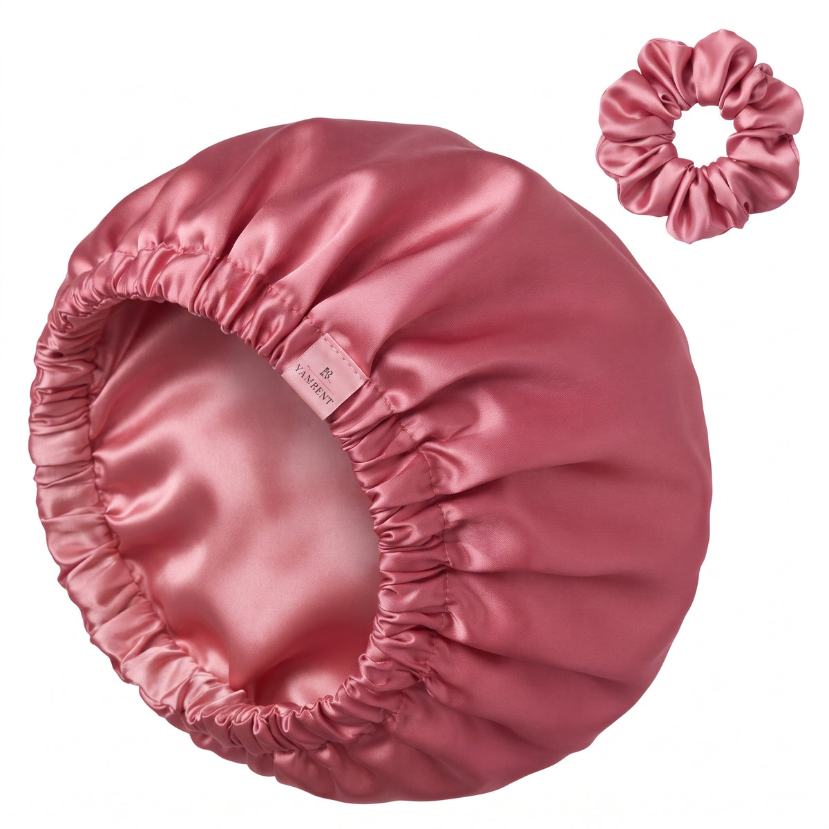 YANIBEST Adjustable Satin Bonnet for Sleeping – Double Layer Reversible Sleep Cap for Curly & Natural Hair