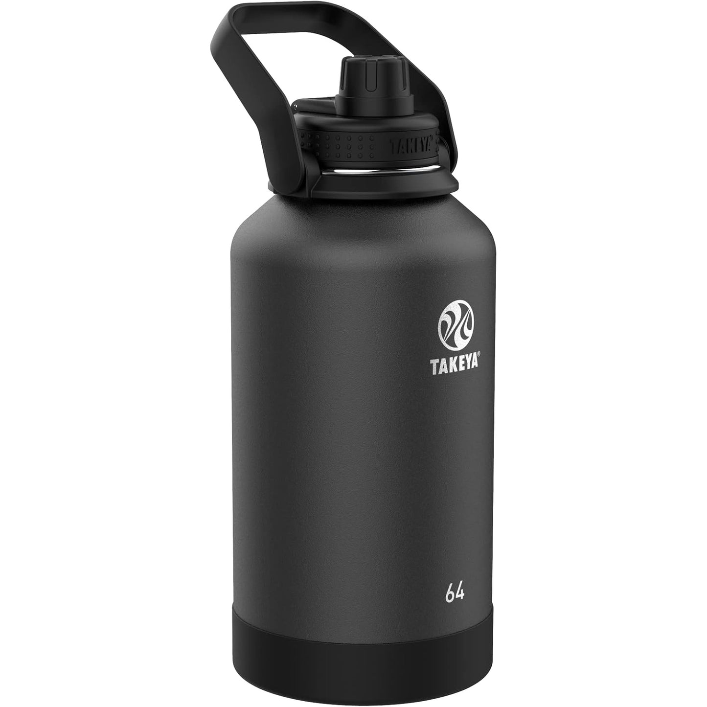 Takeya Actives Stainless Steel Water Bottle, Insulated Spout Lid