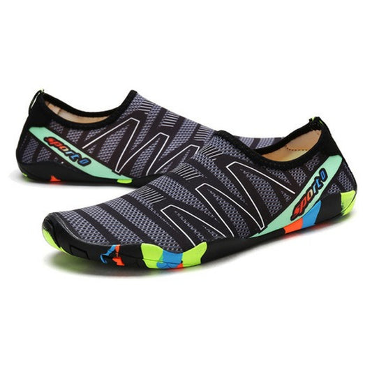 Men's & Women's Sport Water Shoes – Striped Quick-Dry Slip-On Aqua Shoes