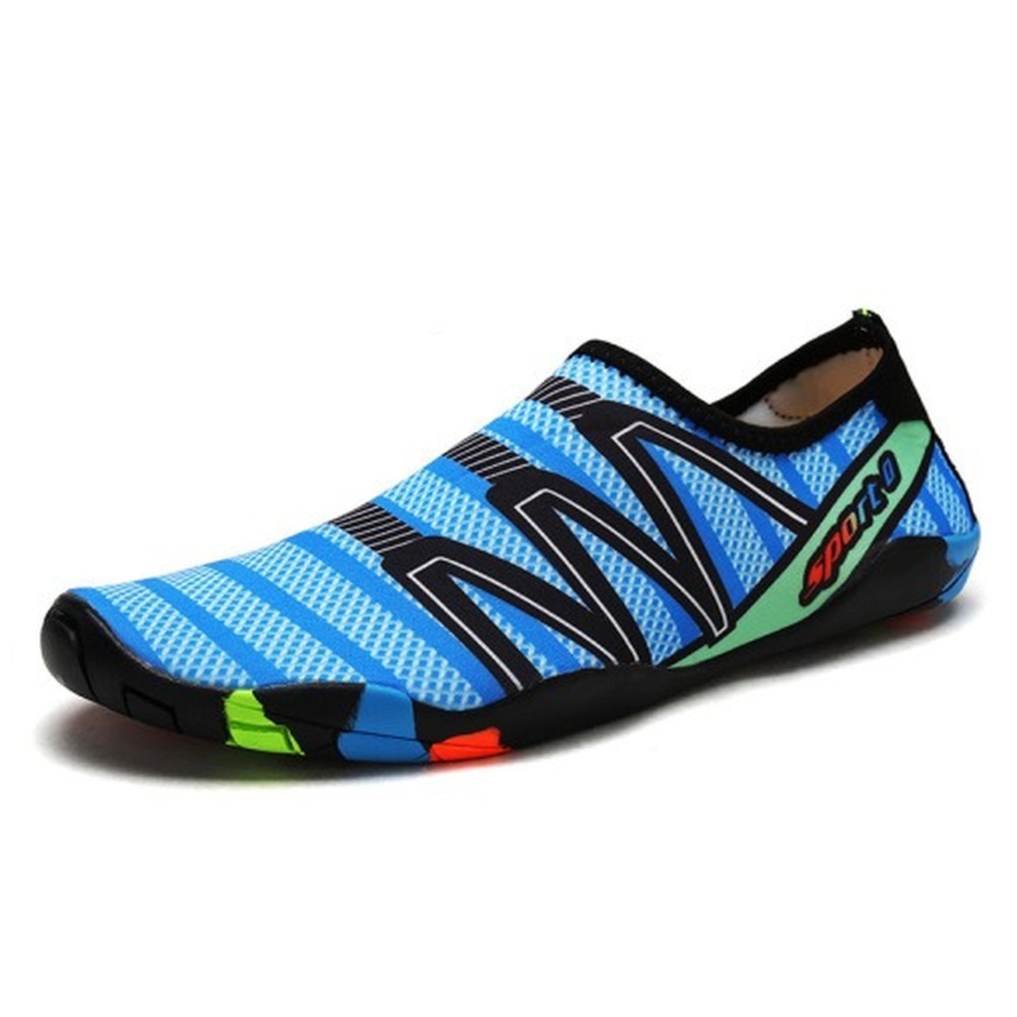 Men's & Women's Sport Water Shoes – Striped Quick-Dry Slip-On Aqua Shoes